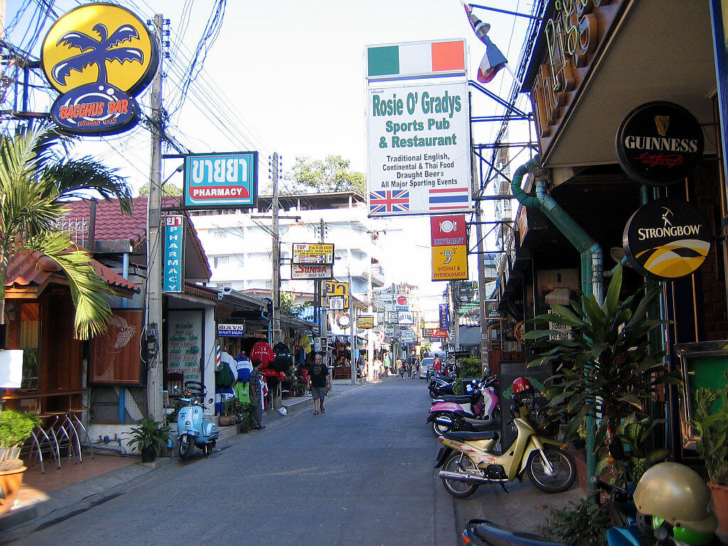 Soi 7 Pattaya am Tag - 2007